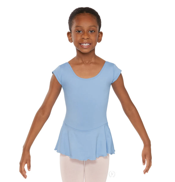 44285 Children Eurotard Angelica Bow Back Leotard With Skirt