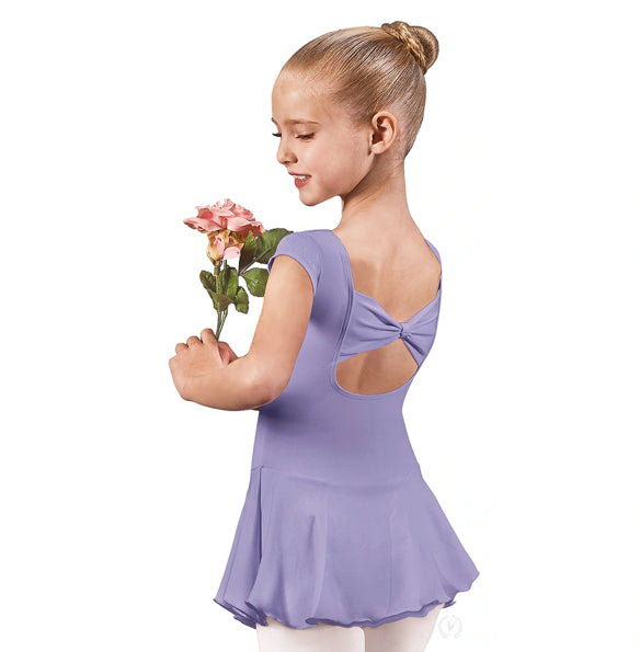44285 Children Eurotard Angelica Bow Back Leotard With Skirt