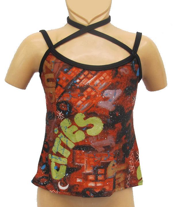 4532T Adult NEW SCHOOL TOP Dance Recital Costumes