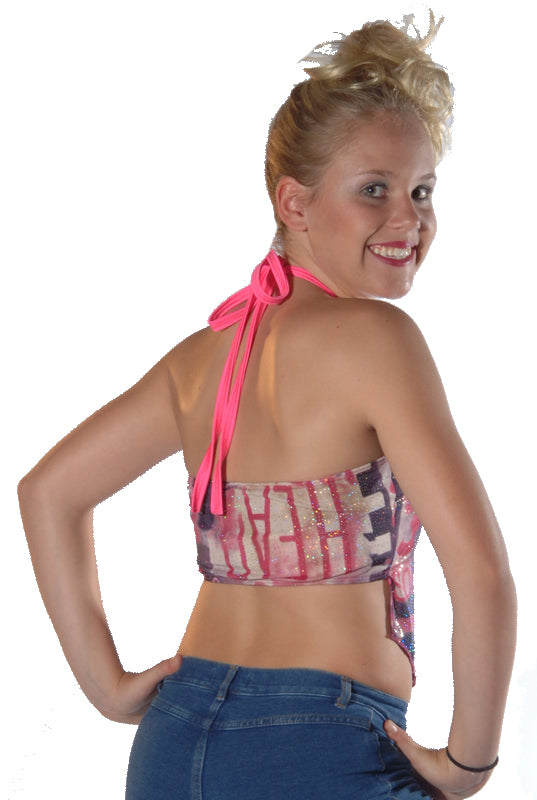 4615T Adult PHUNKAY Halter Top Dance Recital Costumes