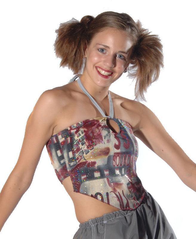 4615T Child PHUNKAY Halter Top Dance Recital Costumes