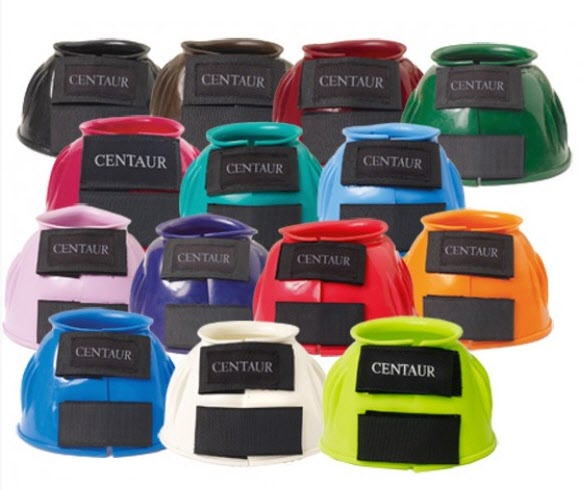 468295 Centaur PVC Ribbed Double Hook and Loop Bell Boots