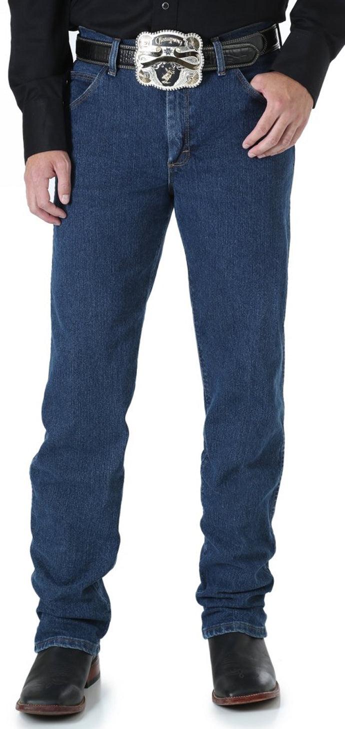 47MACMS Mid Stone Performance Boot Cut Wrangler Mens Jeans