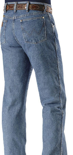47MWZSW Stonewash Performance Cowboy Cut Wrangler Mens Jeans