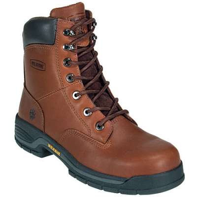 4905 Dark Brown Lace Up Steel Toe EH Mens Wolverine Work Boots
