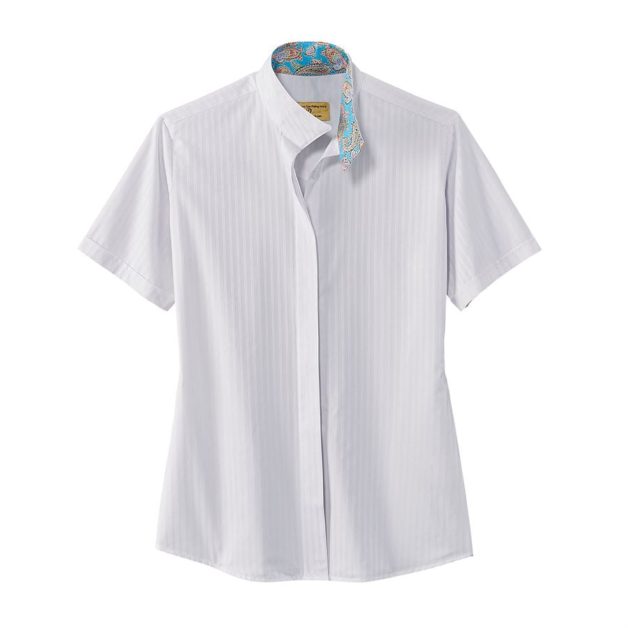 5100 Devonaire Ladies L/S Wrap Collar Stretch Show Skirt