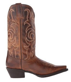51114 DIANNA Ladies Brown Laredo Snip Toe Western Boots