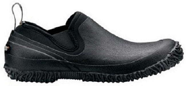 52094 Black Urban Walker Waterproof Slip-On Rubber Bogs Mens Shoes