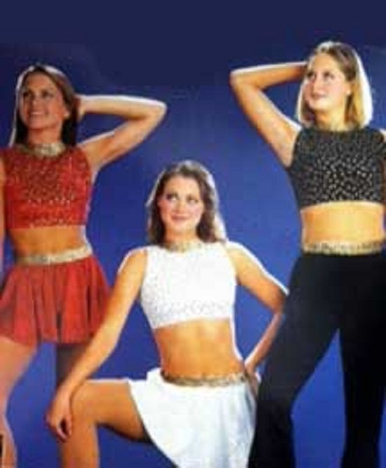 5909 Spotlight Jam Top and Skirt RECITAL COSTUMES AD