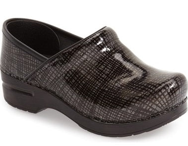 606-910202 Pattern Professional Womens Patent Leather Dansko Clogs