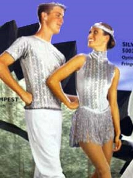 7023 Silver Tempest Shirt RECITAL COSTUMES AD