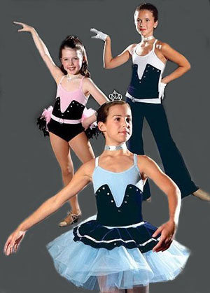 7513L BROADWAY SHOW Leotard Dance Recital Costumes AD