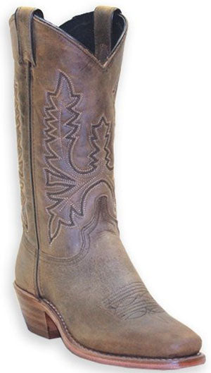 9011 Distressed Brown 11inch Shaft Abilene Womens Western Cowboy Boots
