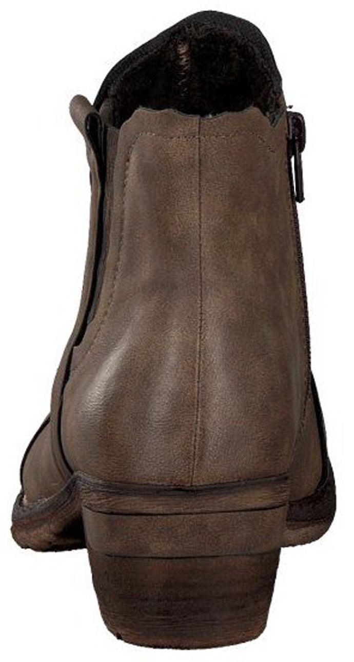 93480-64 Chelsea Brown Fleece Lined Rieker Ladies Ankle Boot