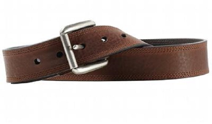 A10004631 Men's Triple Stitch Copper Ariat Western Leather Belt