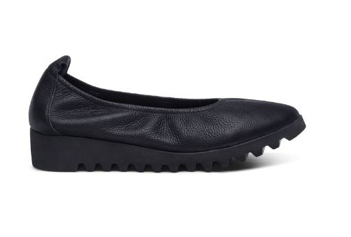 Aetrex Black Brianna Womens Ballet Flat BW100