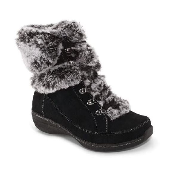 Aetrex Black Fiona Arch Support Waterproof Winter Boots BB270
