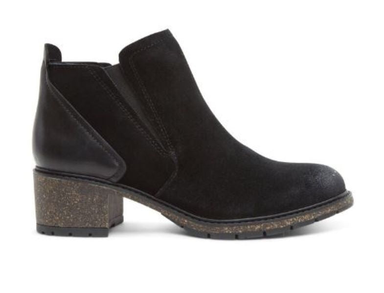 Aetrex Black Frankie Womens Ankle Boots CB150