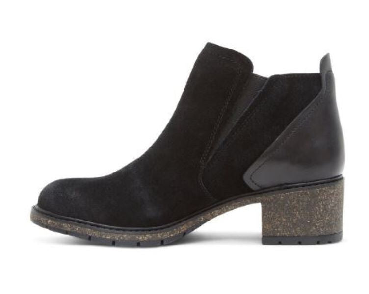 Aetrex Black Frankie Womens Ankle Boots CB150