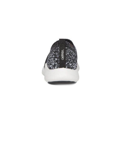 Aetrex Black Heather Allie Arch Support Womens Sneakers AS123