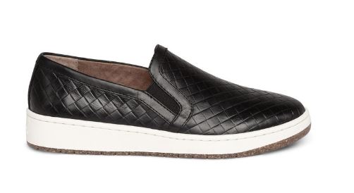 Aetrex Black Kenzie Slip-On Womens Comfort Sneaker PC100