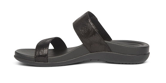 Aetrex Black Mimi Water Friendly Womens Sandals AE210