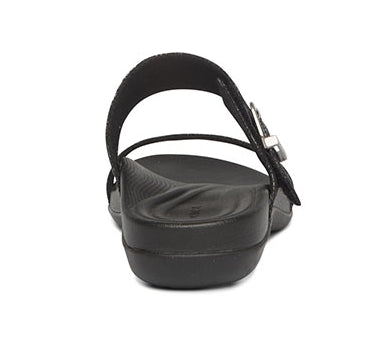 Aetrex Black Mimi Water Friendly Womens Sandals AE210