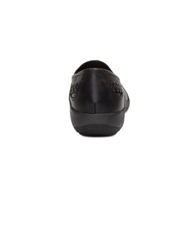 Aetrex Black Trisha Womens Slip On Shoes DM520-BLACK