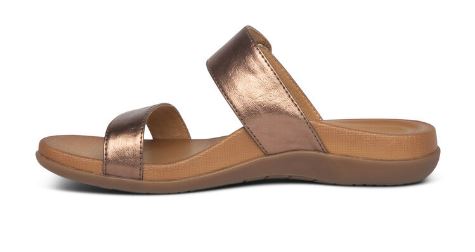Aetrex Bronze Mimi Water-Friendly Womens Sandals AE214