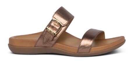 Aetrex Bronze Mimi Water-Friendly Womens Sandals AE214