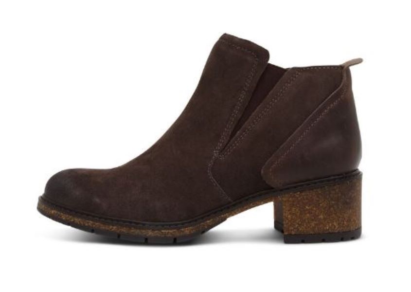 Aetrex Brown Frankie Womens Short Boots CB154