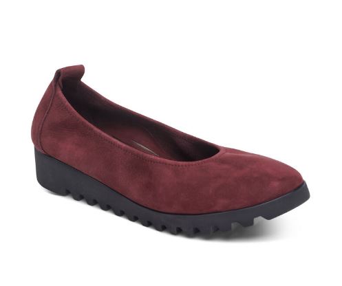 Aetrex Burgundy Brianna Womens Ballet Flat BW109