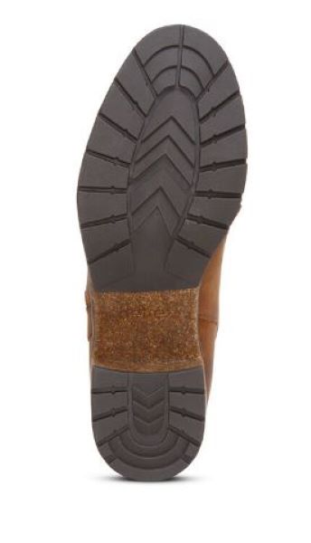 Aetrex Caramel Cafe Frankie Womens Ankle Boots CB152