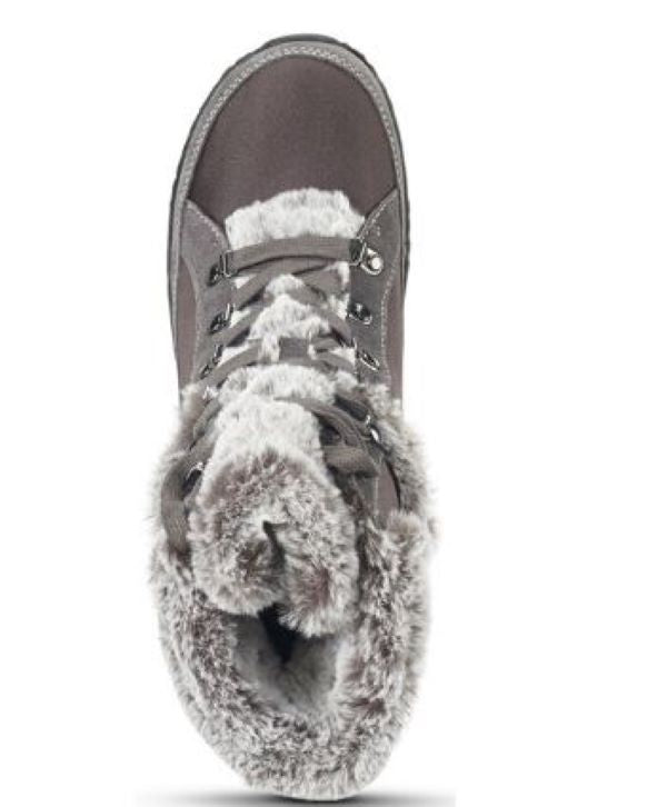 Aetrex Charcoal Fiona Arch Support Waterproof Winter Boots BB276