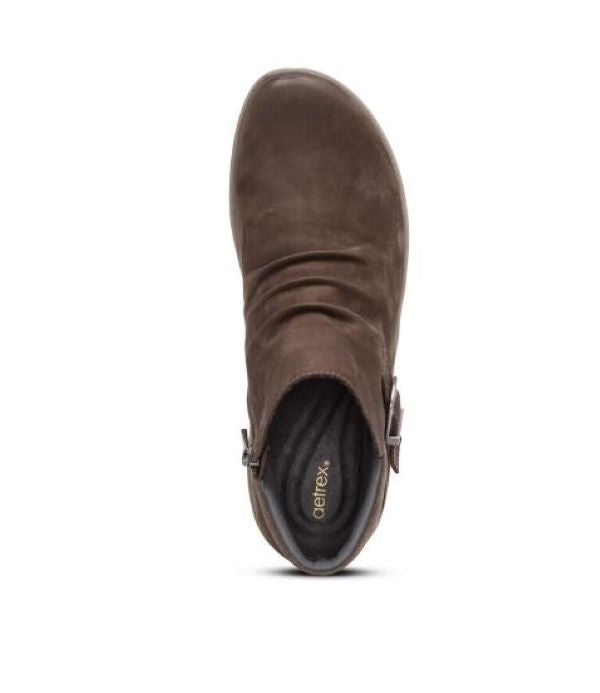 Aetrex Charcoal Luna Womens Ankle Boot DM706