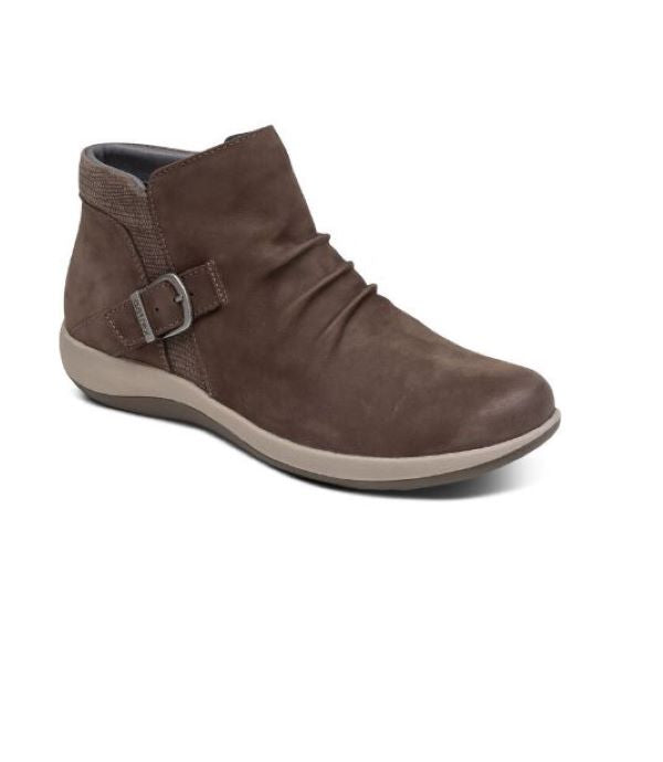 Aetrex Charcoal Luna Womens Ankle Boot DM706