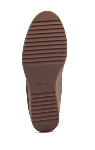 Aetrex Dark Olive Dawn Womens Wedge Boots WB304