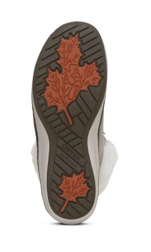 Aetrex Grey Jodie Fur Arch Support Waterproof Womens Winter Boots BB291