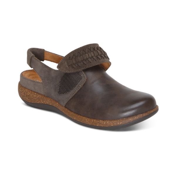 Aetrex Iron Leni Slingback Womens Clogs DM334
