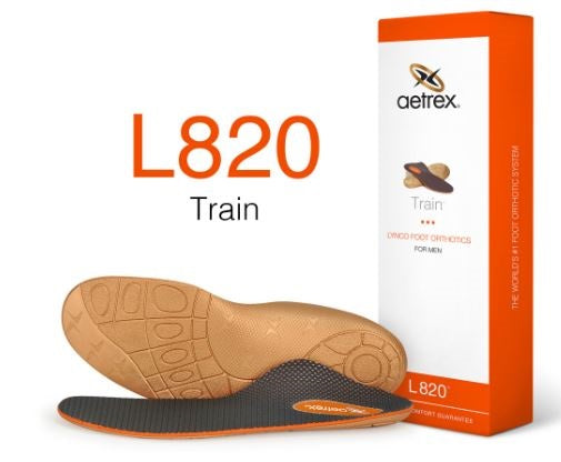 Aetrex Men's Train Flat/Low Arch Orthotic L820