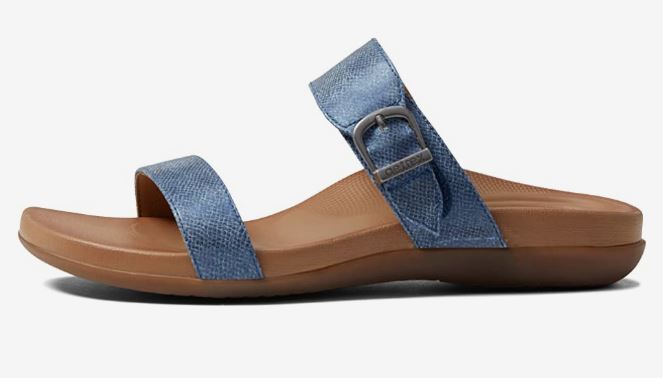 Aetrex Mimi Navy Water-Friendly Womens Casual Sandals AE215