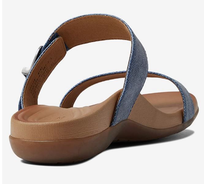 Aetrex Mimi Navy Water-Friendly Womens Casual Sandals AE215
