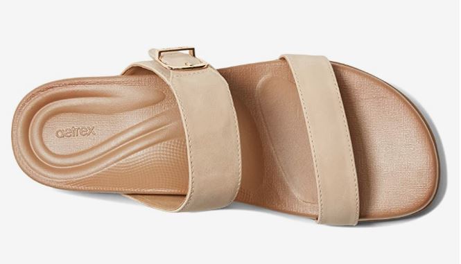 Aetrex Mimi Tan Water-Friendly Womens Casual Sandals AE212