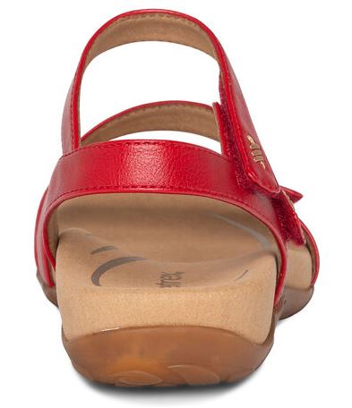 Aetrex Red Gabby Adjustable Strap Womens Comfort Sandals SE268