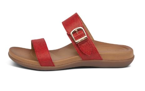 Aetrex Red Mimi Water-Friendly Womens Sandals AE218