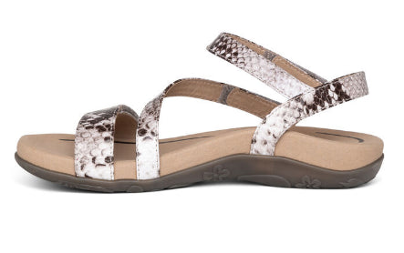 Aetrex Snake Gabby Adjustable Quarter Strap Women's Shoes SE269