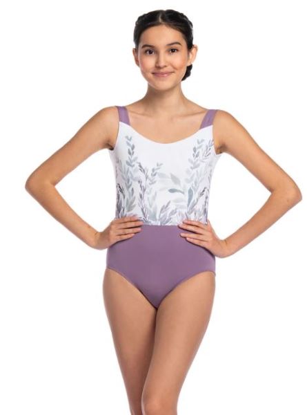 AinslieWear Amelia Leotard with Soft Fern Print 1109SF-22