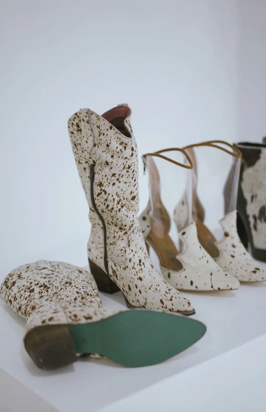 Alcala Frisco Cow Hair Leather Cowboy Boots FRISCO