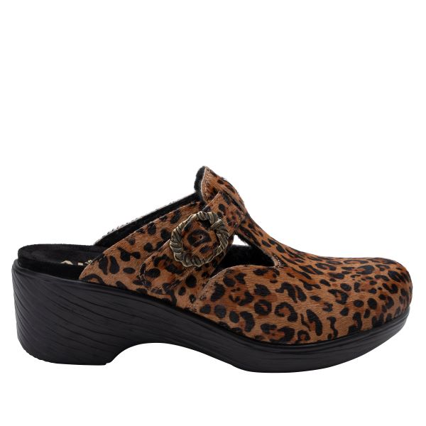 Alegria Animal Print Selina Safari Womens Clog Shoes SEL-7606