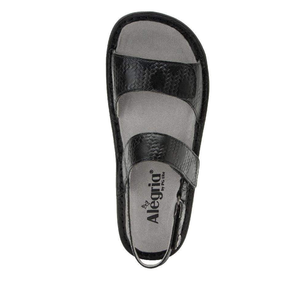Alegria Basketry Black Verona Women's Sandals VER-6188
